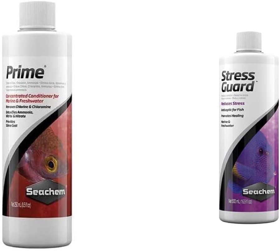 Seachem Prime Fresh and Saltwater Conditioner - Chemical Remover and Detoxifier 500 ml | Chemical Remover and Detoxifier