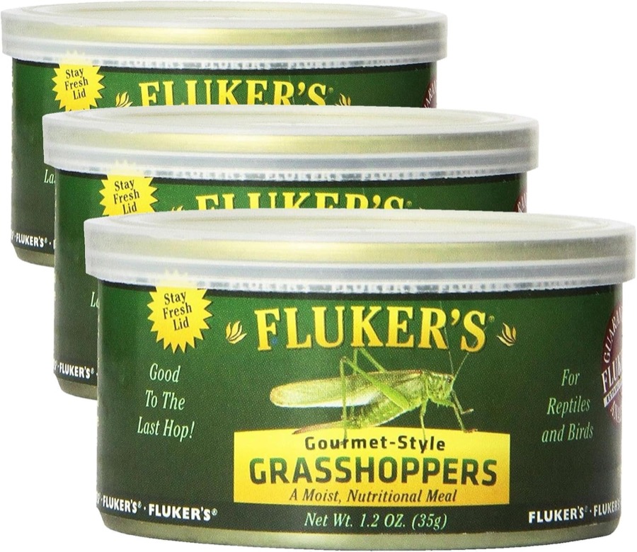 Fluker's Gourmet Mealworms, Canned Food for Reptiles, Fish, Birds and Small Animals, 1.23 oz