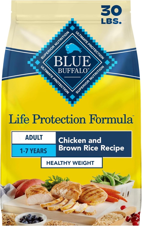 Blue Buffalo Life Protection Formula Chicken Adult Dry Dog Food, 5 lb | Real Chicken #1 Ingredient, Supports Immunity with An